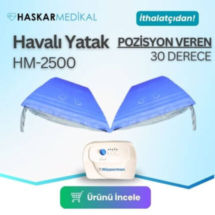 Pozisyon veren havalı yatak