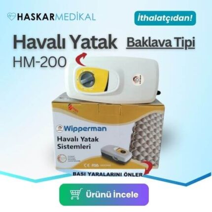 Baklava desenli havalı yatak